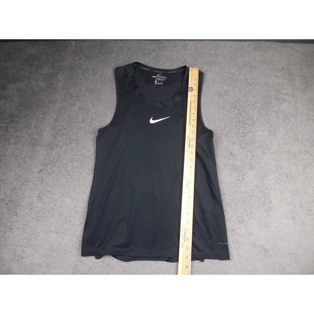 Nike Pro AeroAdapt Mens Slim Fit Tank Top Black BV1330-010 Size Small